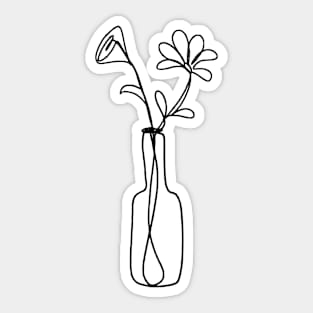 Bottle plants Sticker